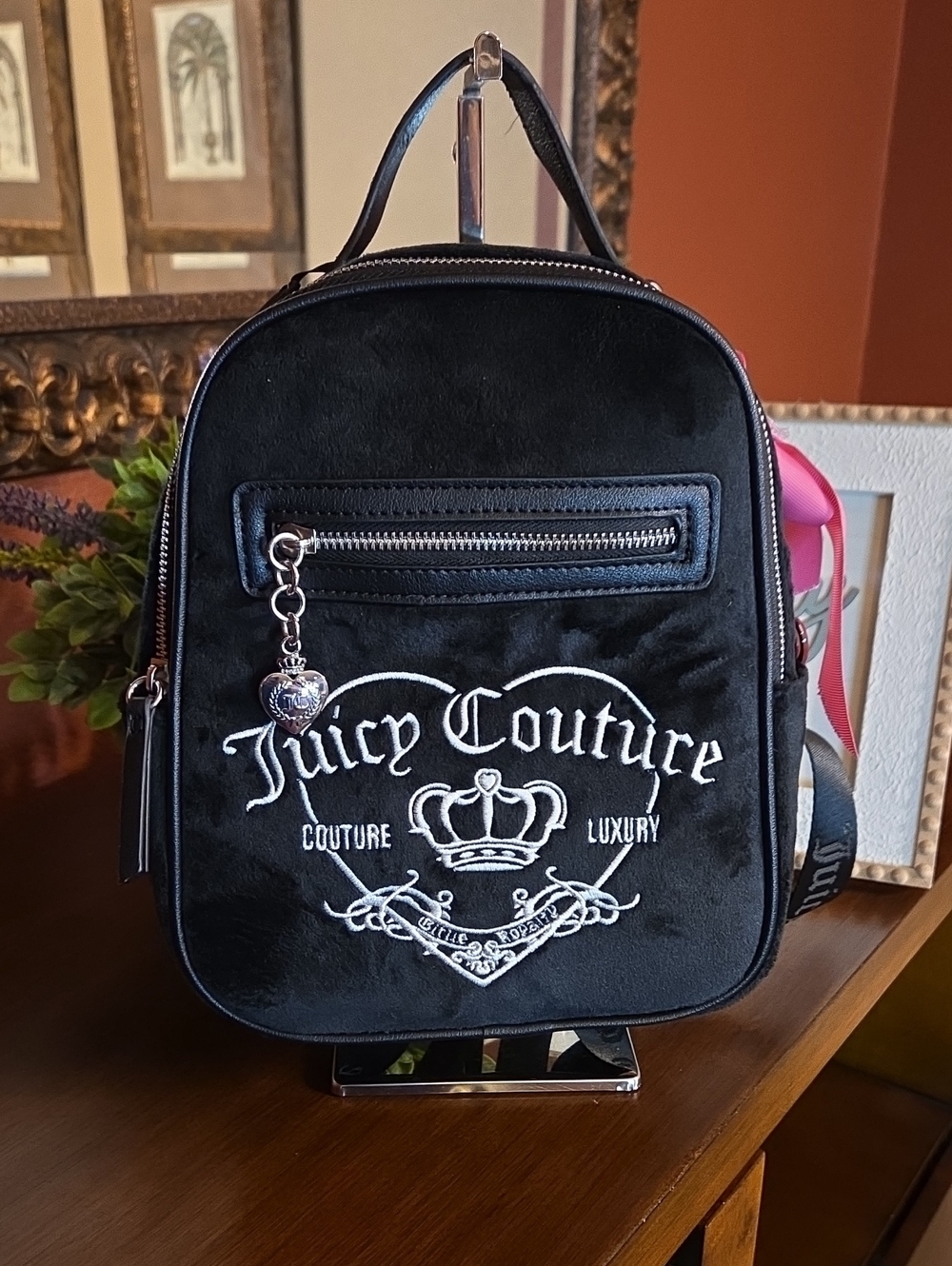 Juicy Couture Girlie Royalty Medium Backpack NWT